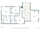 Second level floor plan illustrating bedrooms, bathrooms, and walk in closet with dimensions for layout planning at 1025 S Butler Way, Lakewood, CO 80226