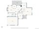 Main level floor plan showcasing the layout with dimensions of kitchen, living room, garage, and other key rooms at 1025 S Butler Way, Lakewood, CO 80226