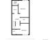 First floor plan featuring a utility room, laundry room, bath, walk-in closet, and bedroom at 2862 W Warren Ave, Denver, CO 80219