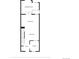 Second floor plan featuring a kitchen, dining area, living room, screened porch, and foyer at 2862 W Warren Ave, Denver, CO 80219