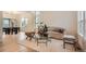 Bright living room with hardwood floors and stylish furniture, perfect for relaxation at 22367 Quail Run Dr, Parker, CO 80138