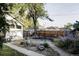 Private backyard with patio and landscaping at 4659 Wyandot St, Denver, CO 80211