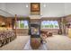 Spacious main bedroom suite with fireplace at 8518 High Ridge, Castle Pines, CO 80108