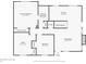 First floor plan showing primary bedroom, kitchen, living room, office, bedroom and closets at 5007 S Richfield Cir, Aurora, CO 80015