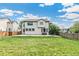 Spacious backyard with large grass area and wooden fence at 5789 S Jay St, Littleton, CO 80123