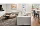 Comfortable living room with stylish furnishings and ample natural light at 1401 S Clarkson St, Denver, CO 80210