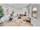 Bright and inviting living room with neutral tones, natural light, stylish furnishings, and hardwood floors at 3798 S Wabash St, Denver, CO 80237