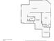 Basement blueprint showing an entertainment room, bathroom, unfinished bedroom, and storage at 6475 Umber Cir, Arvada, CO 80007