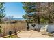 Outdoor living space with grill, patio, and views of the mountains at 2462 W Peakview Ct, Littleton, CO 80120