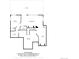 Basement floor plan with 1 bedroom, bathroom, recreation room, and basement at 2462 W Peakview Ct, Littleton, CO 80120
