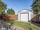 Detached garage with ample storage space at 2537 Chase St, Edgewater, CO 80214
