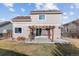 Two-story home with backyard patio and pergola at 22382 E Mercer Pl, Aurora, CO 80018