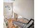 Bright foyer featuring a staircase, high ceilings, hardwood floors, and a grand entrance at 20838 Parliament Ct, Parker, CO 80138