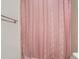 Bathroom shower featuring a pink floral shower curtain at 19346 E Clear Creek Way, Parker, CO 80134