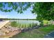 Scenic lake view framed by lush greenery and a rocky shoreline at 12943 Lafayette St # F, Thornton, CO 80241