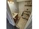 Bathroom features a tiled shower, vanity with sink, and toilet needing renovations and improvements at 2758 S Salida St, Aurora, CO 80013