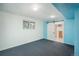 Comfortable basement bedroom with a window, closet with a barn door, and neutral colors providing a calming atmosphere at 33589 Robin Ct, Elizabeth, CO 80107