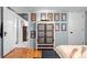 Charming bedroom with stylish cabinet, hardwood floors, and soft blue walls at 1429 Hudson St, Denver, CO 80220