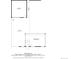 Detailed floor plan outlining the garage, patio, and screened porch dimensions, providing a clear view of the property's layout at 1429 Hudson St, Denver, CO 80220