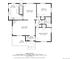 Floor plan showcasing the layout of the living room, kitchen, dining room, and bedrooms with measurements at 1429 Hudson St, Denver, CO 80220