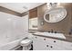 Charming bathroom with a combined tub and shower, and modern fixtures at 20710 E Princeton Pl, Aurora, CO 80013