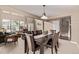 Elegant dining area that flows into the cozy living room and other parts of the home at 20710 E Princeton Pl, Aurora, CO 80013