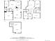 All floor plans for a 3-story home, including basement, 1st floor, and 2nd floor layout with dimensions at 20710 E Princeton Pl, Aurora, CO 80013