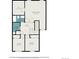 Upstairs floor plan featuring bedrooms, bathrooms, and laundry for easy living at 817 Pintail Ave, Brighton, CO 80601