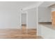 Open-concept living space with wood floors and modern finishes at 2727 Folsom St # 210, Boulder, CO 80304