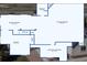 Basement floor plan featuring bedroom, entertainment room, utility space, and bathroom at 43097 Taos Trl, Elizabeth, CO 80107