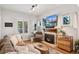Inviting living room with a fireplace and warm, neutral colors for a relaxed ambiance at 4467 King St, Denver, CO 80211
