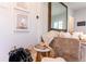 Stylish decor in a bright living room with comfortable seating at 4467 King St, Denver, CO 80211