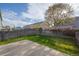 Spacious backyard featuring a healthy lawn and a concrete patio at 747 Mockingbird St, Brighton, CO 80601