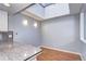 Eat-in kitchen with granite countertops and skylight at 1370 S Idalia St # C, Aurora, CO 80017