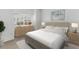 Bright bedroom boasts a cozy bed, natural light, and contemporary design elements at 7453 Singing Hills Dr, Boulder, CO 80301