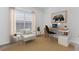Well-lit home office with modern desk setup offers a productive workspace at 7453 Singing Hills Dr, Boulder, CO 80301