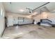 Spacious garage with built-in storage cabinets at 15102 Prairie Pl, Broomfield, CO 80023