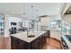 Modern kitchen with a large island, stainless steel appliances, and white cabinetry at 15102 Prairie Pl, Broomfield, CO 80023