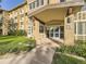 Building entrance featuring prominent address and architectural features at 750 S Clinton St # 2C, Denver, CO 80247