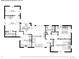 Detailed floor plan showcasing the layout of a one-story home with dimensions of each room at 8020 W 46Th Cir, Wheat Ridge, CO 80033