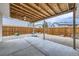 Beautiful backyard with custom patio and firepit area at 427 Hickory St, Broomfield, CO 80020