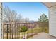 Balcony view with trees and lush green landscaping at 1383 W 88Th Ave # 307, Thornton, CO 80260