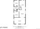 Detailed floor plan layout showing the dimensions and arrangement of rooms on Floor 2 at 3106 N Franklin St, Denver, CO 80205