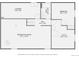 Basement floor plan featuring a recreation room, laundry, bath, bedroom, utility, and hall area at 366 Kenton St, Aurora, CO 80010