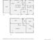 Detailed floor plan showcasing layout of bedrooms, kitchen, living spaces, and utility areas on both floors at 366 Kenton St, Aurora, CO 80010