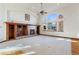 Living room with fireplace and hardwood floors at 486 S Youngfield Cir, Lakewood, CO 80228