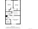 Upstairs floor plan featuring multiple bedrooms, bathrooms, and walk in closet in main bedroom at 8674 Carr Loop, Arvada, CO 80005