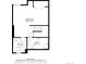 Basement floor plan including bedroom, bathroom, and utility room at 8674 Carr Loop, Arvada, CO 80005