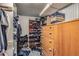 Walk in closet with shelving, storage and shoe racks at 1325 Elder St, Denver, CO 80221
