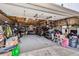 Spacious garage with ample storage and motorcycle at 1325 Elder St, Denver, CO 80221